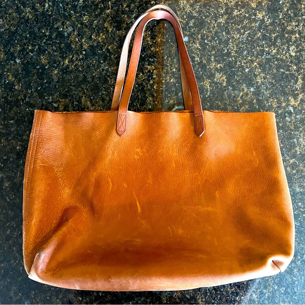 Madewell leather Transport Tote
